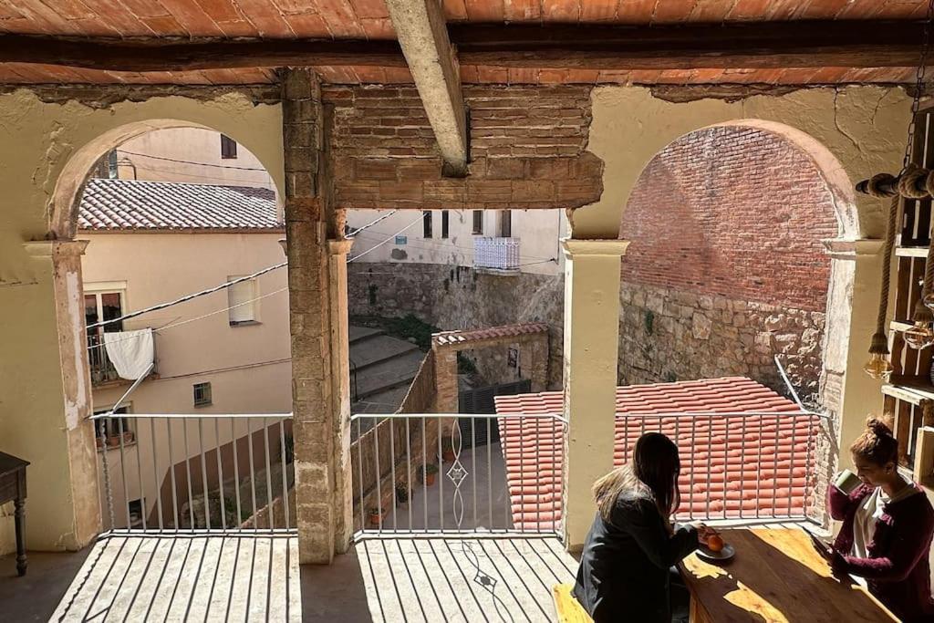 Habitacion Roca Foradada En Casa Cami De Les Aiguees Monistrol De Montserrat Esterno foto