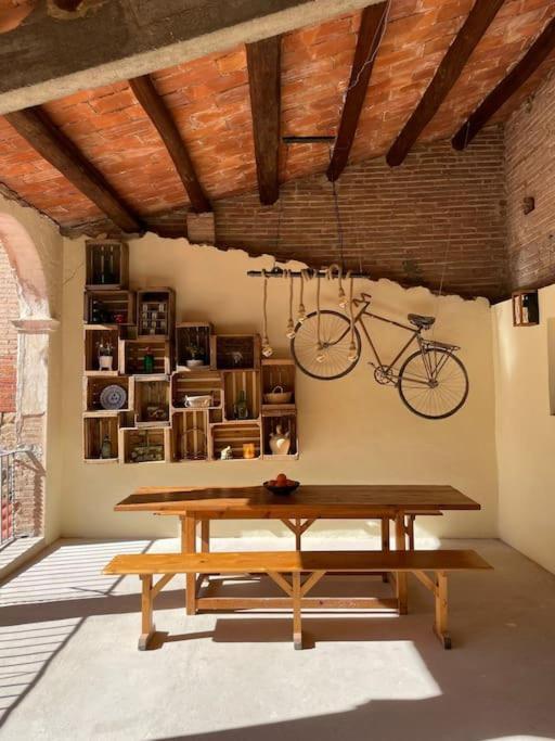 Habitacion Roca Foradada En Casa Cami De Les Aiguees Monistrol De Montserrat Esterno foto